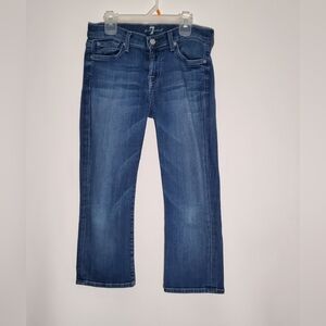 7 For All Mankind Jeans- Skinny Boyfriend- Crop Josefina- Women's- Size 24